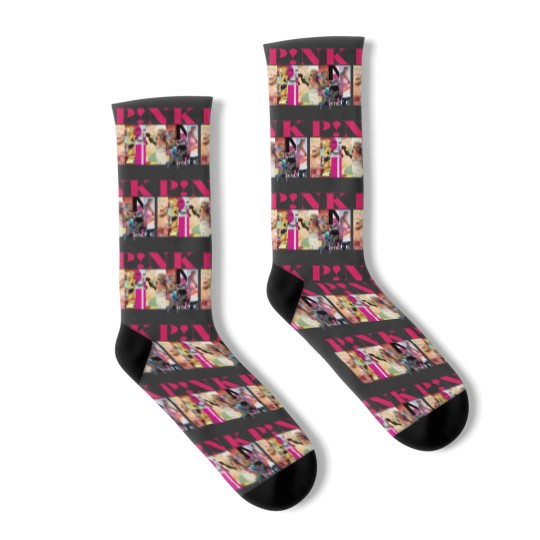 Discover P!nk Pink Singer Summer Carnival 2024 Tour Socks, Pink Summer Carnival Socks