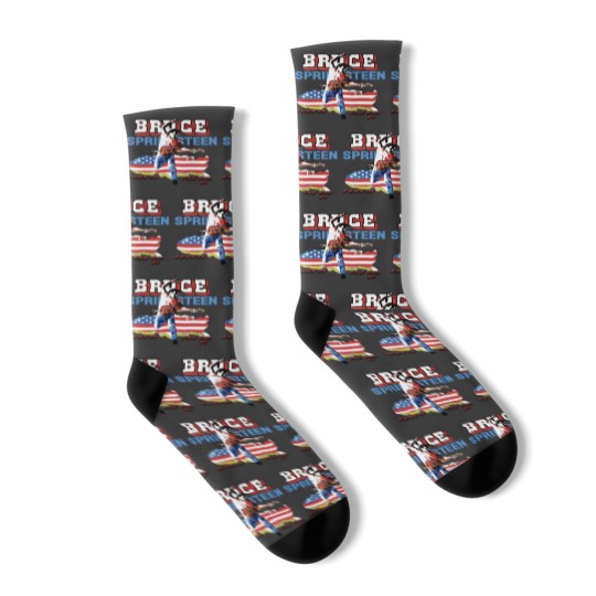 Discover Bruce Springsteen Bon In The Usa Socks, Vintage Bruce Springsteen Concert S-5Xl