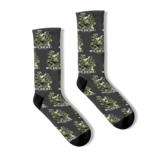 Discover MGS 3 - Metal Gear Solid - Solid Snake Cover - Negative Socks