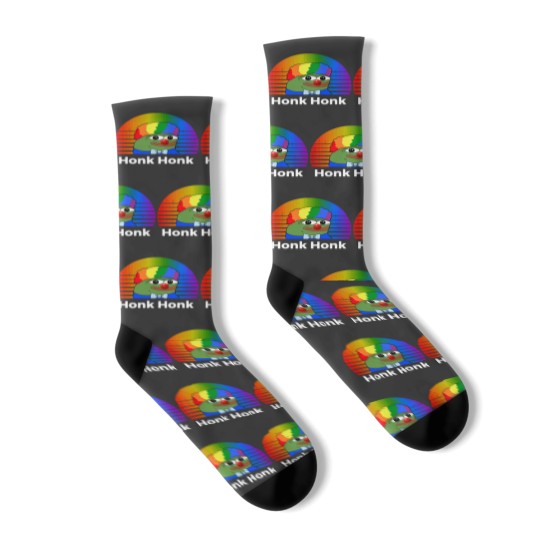 Discover Clown Pepe Honk Honk Funny Meme Honkler 0454 Socks