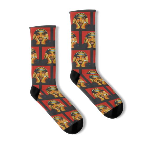 Discover Tupac Graphic Socks