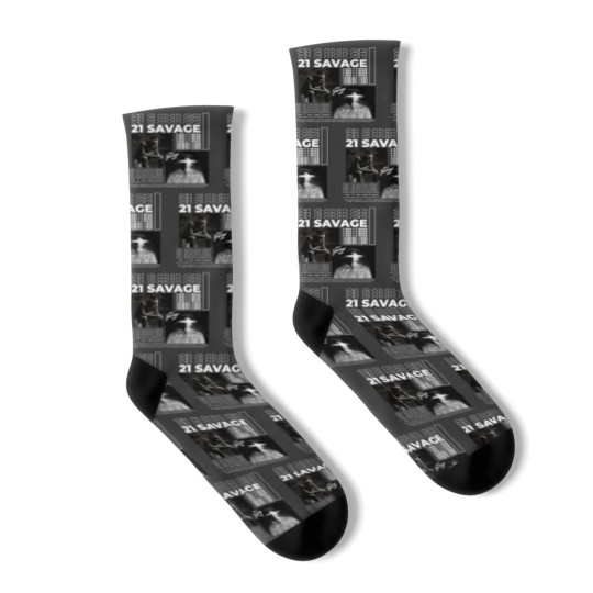 Discover Vintage 21 Savage Socks | 21 Savage Merch
