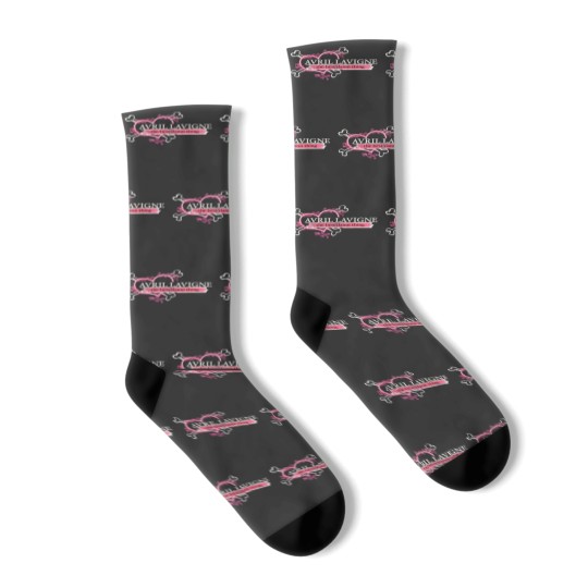 Discover Vintage Avril Lavigne The Best Damn Thing Socks
