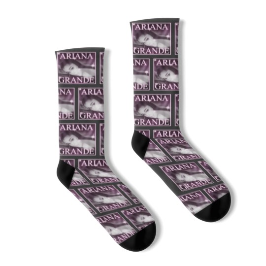 Discover Ariana Thank U, Next Homage Socks, Ariana Unisex Socks