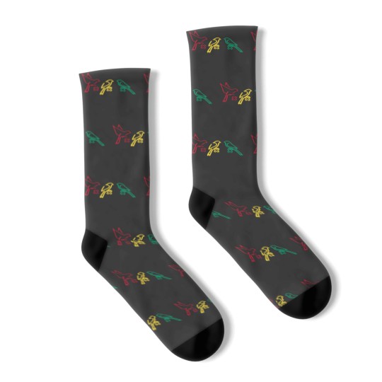 Discover Bob Marley Three Birds Socks