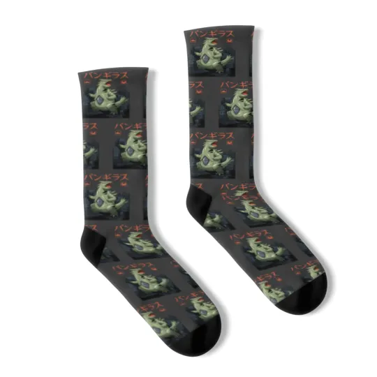 Discover Tyranitar Socks | Japanese Style Anime Design | Soft Cotton Material