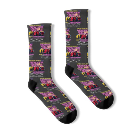 Discover Magic Summer 2024 NK on The Block 40th Anniversary 1984  2024 Thank You Socks