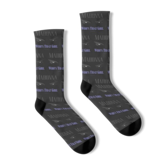 Discover 1987 Vintage Madonna Who's That Girl Tour Socks