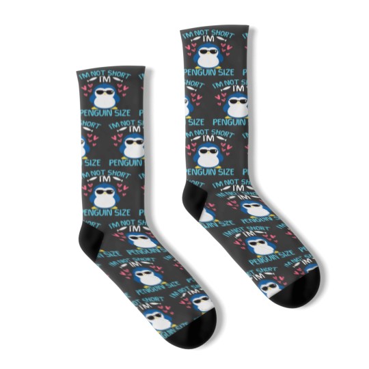 Discover I'm Not Short I'm Penguin Size Pullover Socks
