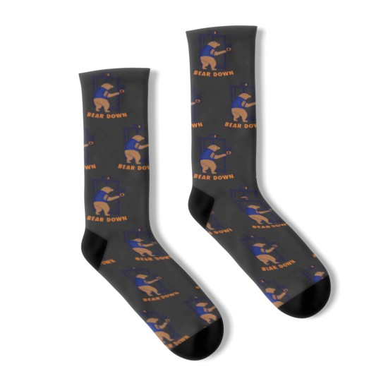 Discover Bear Down Chicago Bears Socks