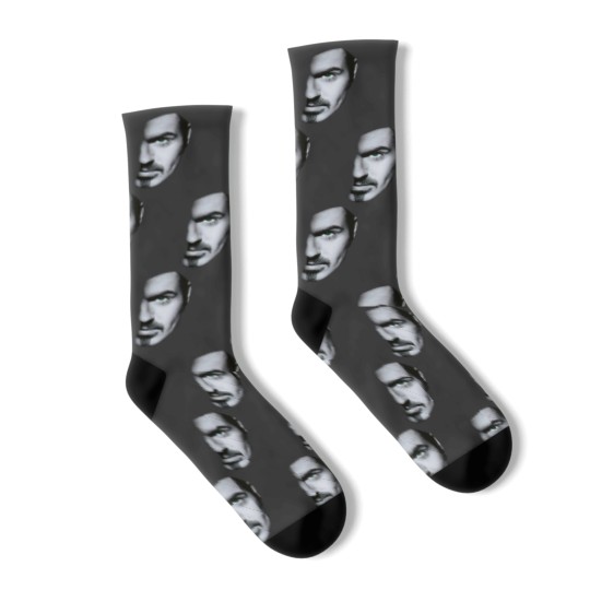 Discover George Michael Face Socks Unisex & Kids Throwback