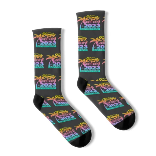 Discover Family Vacation 2023 Socks