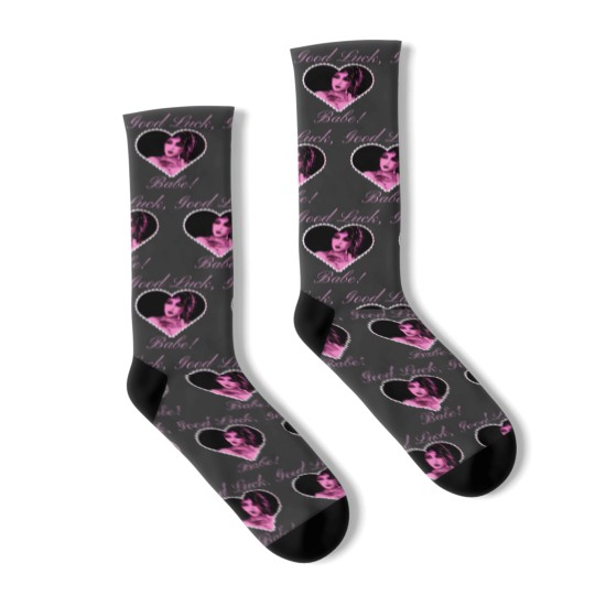 Discover Chappell Roan Good Luck Babe Crewneck Socks
