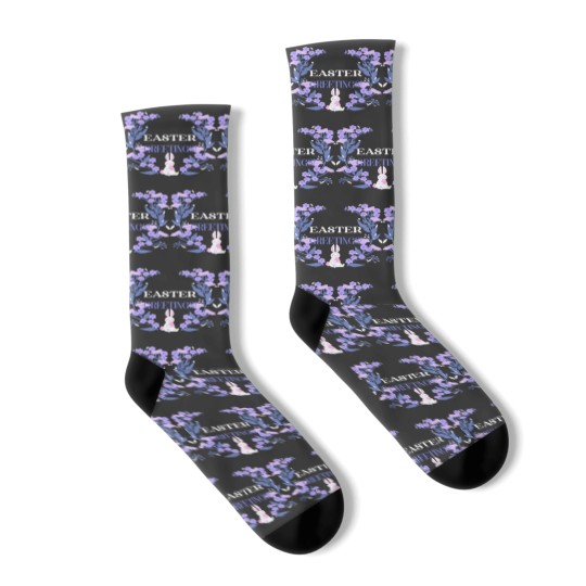 Discover Easter Easter Greetings Happy Easter Bunny Cute Easter Day Socks