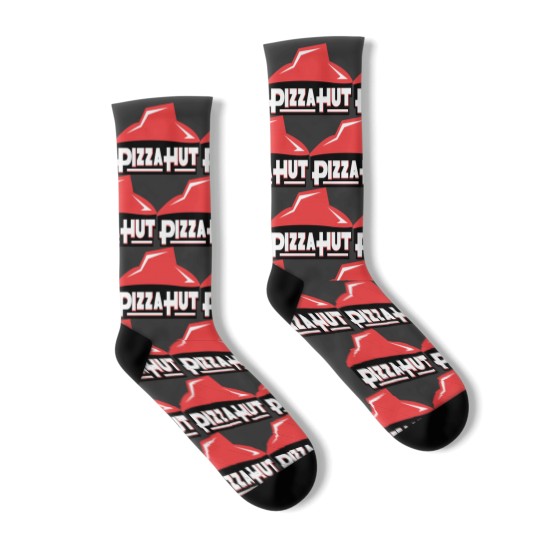 Discover Pizza Hut Logo Socks
