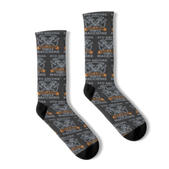 Discover Mens Car Mechanic Funny Gift Playcar Socks