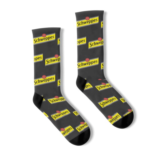 Discover Schweppes Logo Socks