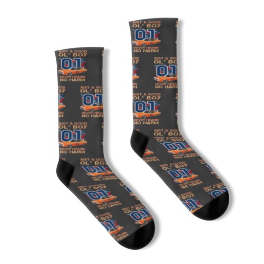 Discover Good ol boy School Dukes of Hazzard 210 Socks