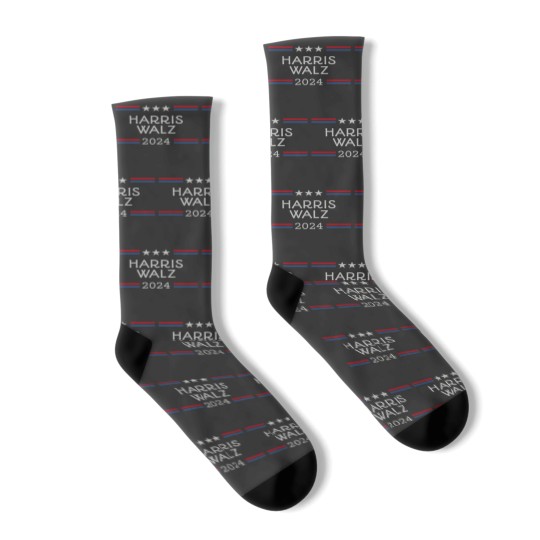 Discover Harris Walz 2024 Socks, Kamala Harris, Tim Walz, Gift for Democrat