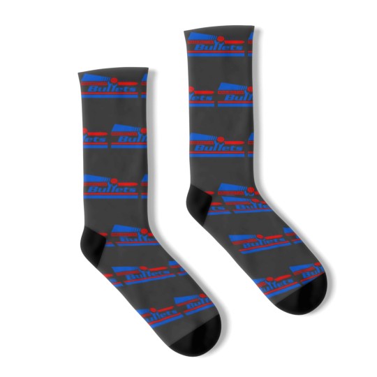Discover Defunct Washington Bullets Pennant 80s Pennant Socks