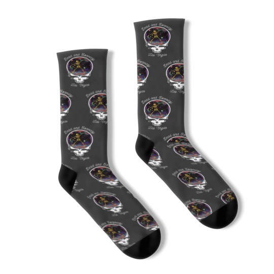 Discover Dead and Company Sphere and Loathing Las Vegas Socks