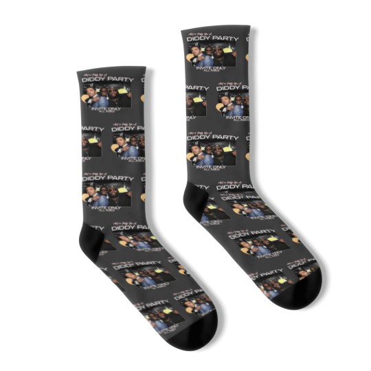 Discover Aint No Party Like A Diddy Party Ver 3, Rap Unisex Socks