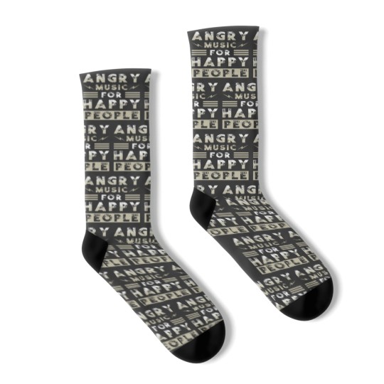 Discover Metal Music Angry Music For Happy People Socks