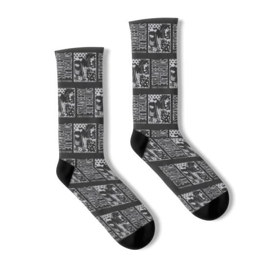 Discover Strawberry Switchblade Socks 80s Vintage Best Gift Socks