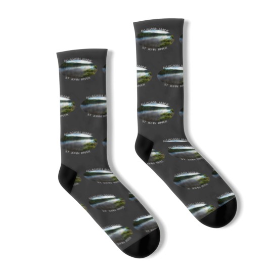 Discover Allagash Maine St John River Old Schoolhouse Roa Socks