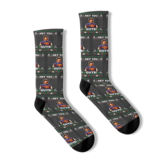 Discover Hey You Guys Movie Quotes Socks, Sloth Goonies Funny Christmas Socks