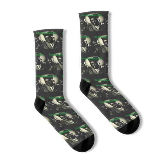 Discover Tyler the Creator Chromakopia Socks, rap album merch, hip-hop fashion