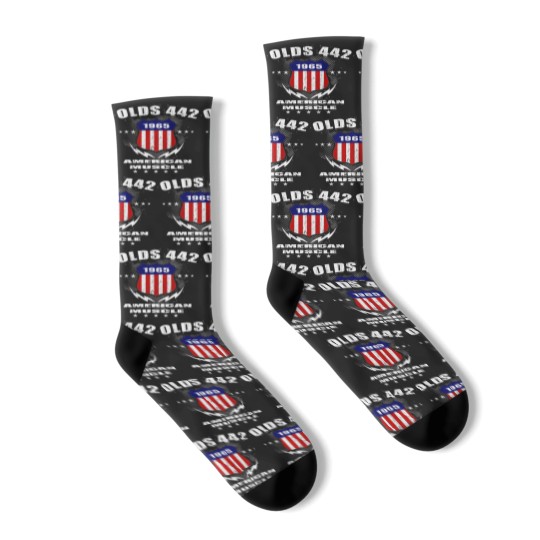 Discover 1965 Olds 442 American Muscle v3 Socks