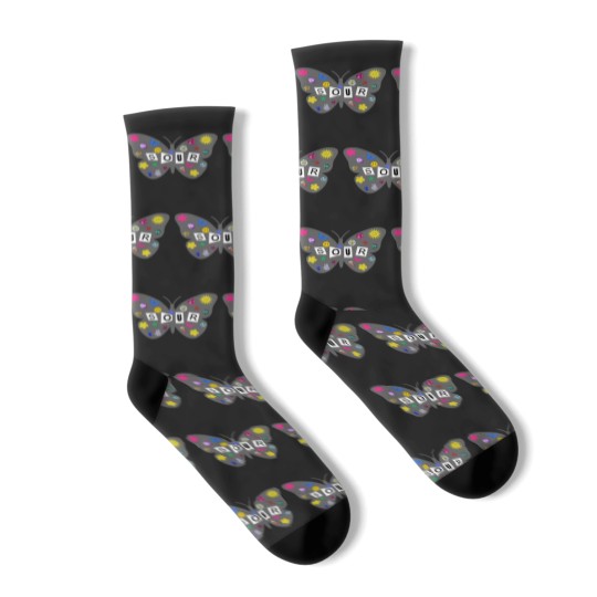 Discover Olivia Rodrigo Socks Kids Sour Guts Vampire Olivia Rodrigo Socks