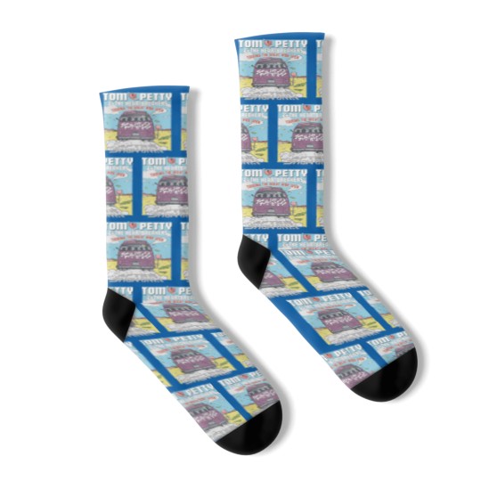 Discover Tom Petty & the Heartbreakers Touring the Great Wide Open Rock Music Socks