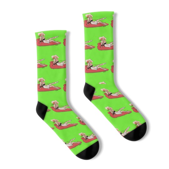 Discover Rope you in! Unisex Socks in Oatmeal Heather  / size S,M,L,XL,2XL /Vintage inspired By MISCHIEF MADE