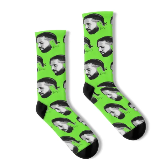 Discover Vintage Drake Rap Socks