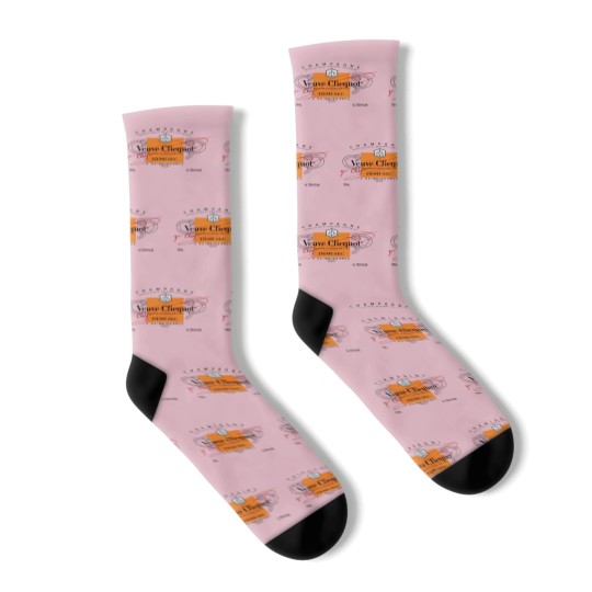Discover Champagne Veuve Rose Socks, Champagne Logo Socks