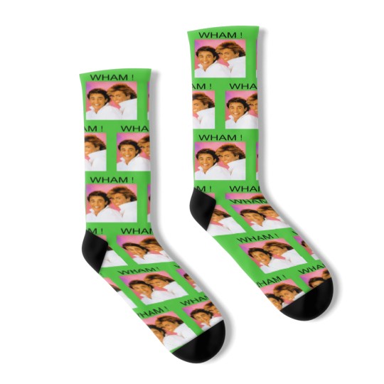Discover George Michael Wham Socks, George Michael Last Christmas Socks