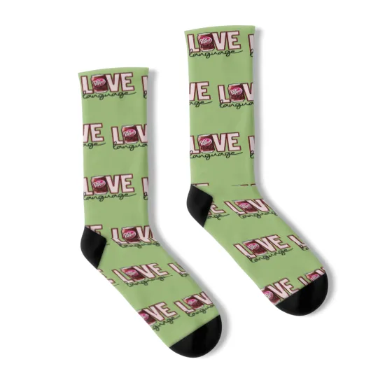 Discover Dr. Pepper Socks, Love Language Dr Pepper, Beverage Socks