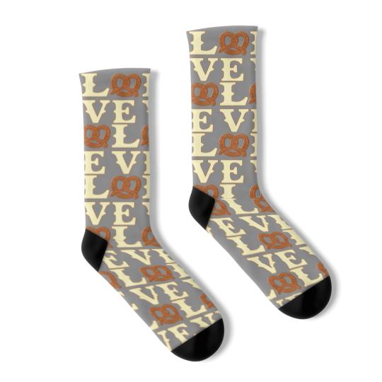 Discover Oktoberfest I Love Pretzel Socks Socks