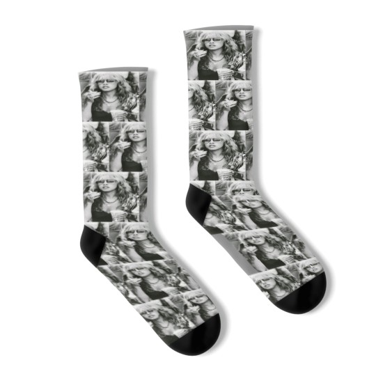 Discover Stevie Nicks Smoking Young Style Socks
