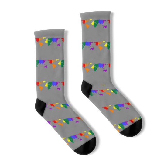Discover Pride LGBT Gay Pride Socks