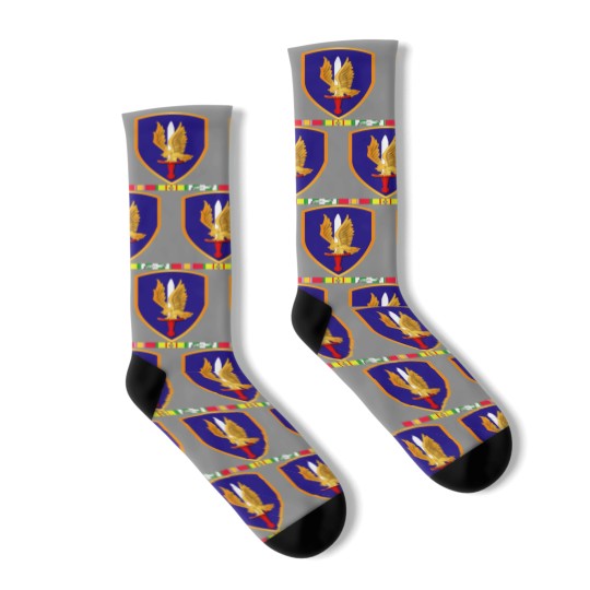 Discover Army 1st Aviation Brigade Vietnam w SVC wo Txt Socks
