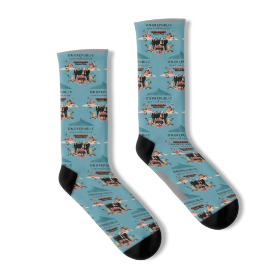 Discover OneRepublic + Need to breath Socks, OneRepublic fan Socks