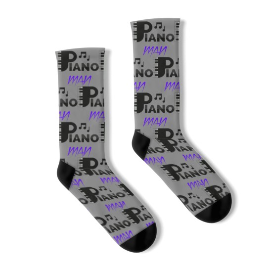 Discover Piano Man Socks