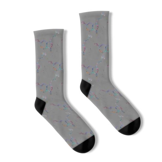 Discover Serotonin Molecule Formula Socks