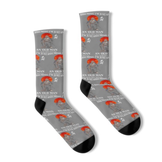 Discover Beware of an old man in a profession where men Socks