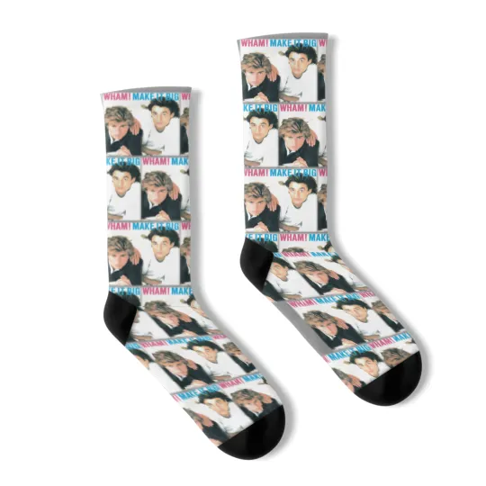 Discover Wham Make It Big White Socks