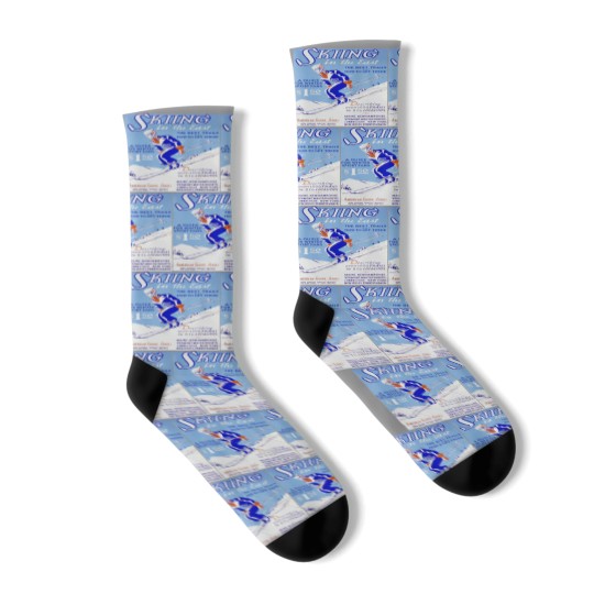 Discover Skiing in the East Socks