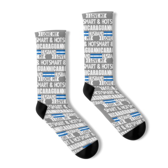 Discover Womens I Love My Nicaraguan Husband Nicaraguan Socks